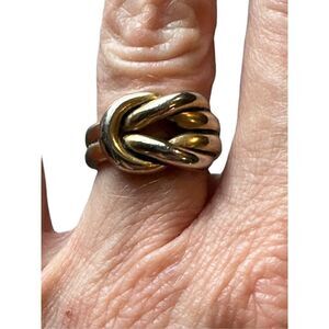 Premier Design Love Knot Ring marked PD